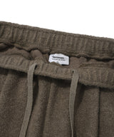 Bouclé Jersey One-Tuck Semi-Wide Cargo Pants Olive