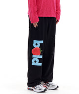 BOLDストロベリースウェットパンツ (BLACK)