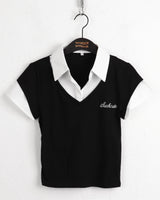 Blaun Geekchic All-in-one Vest Short Sleeve Shirt