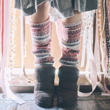 hippie leg warmer brown