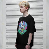 PEANUT STAIN - Fakenut Stain Fighting Black Boxy Oversized Tshirt