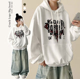 Polbit Vintage Printed Hoodie  [Fleece]