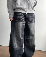 Shadow Curved Denim Pants
