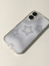witty blush star case (gray) clear ver.
