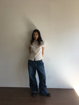 Conch puff blouse(2color)