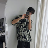 ASCLO Art Open Collar Short Sleeve Shirt (2color)