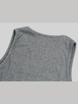 LMN アーサーステッチマッスルフィットノースリーブ (4 colors)