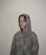 RUST DOUBLE ZIP HOODIE