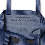 Small tote bag - Stripe denim