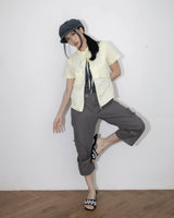 Strap Capri Pants