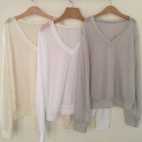 Softly V Tee