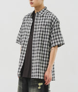 Bear Check Half Shirt (2color)