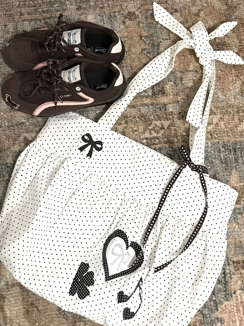Polka Dot Shoulder Bag
