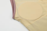 BACK RIBBON LEOTARD SWIMSUIT_Mauve Pink