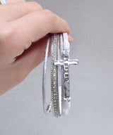 Blessed Cross Layered Bracelet