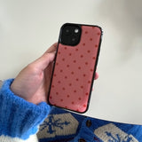 ドットエポキシバンパーケース(ストロベリー)