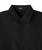 [DOJINOI] MUTE CROP SHIRTS BLACK
