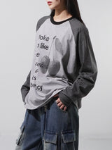 Woke Raglan Overfit T-shirt