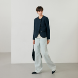 Glow Light Blue Wide Jean - YWD1DNWD002