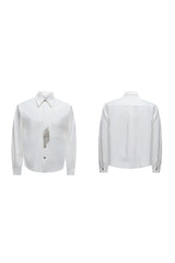 Structured Tie Detail Shirt