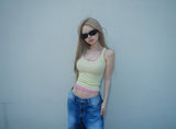 true hoop pink denim
