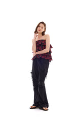 FINE FRILL TOP SKIRT