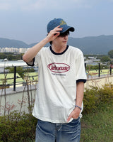 fade denim ball cap(Blue)