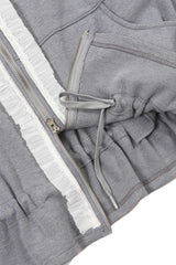 Starring Zip-Up Jacket [Gray]