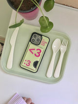 [MADE]ナンバー3 エモジ ケース(Green) (magsafe)