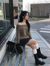 ウールプリーツスカート