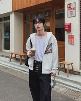 Look Fire Buckle Balloon Wide Denim Pants