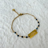 Midnight Tag Bracelet