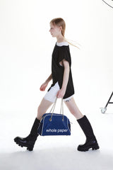 UNBALANCED LAYERED SLEEVELESS (BLACK)