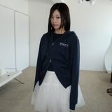 KIRIGIRL フーディージップアップ _NAVY