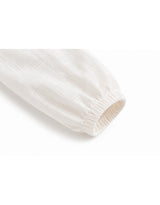 Nova Linen Sheer Summer Blouson Ivory