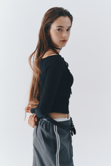  BLAIR STRAP TOP (BLACK)