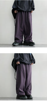 Burnlet incision wide banding pants (7 colors)