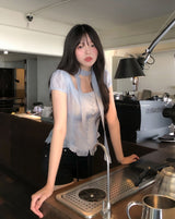 デルレ シアー リンクル ブラウス