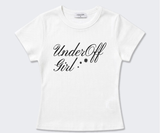 ストレッチコットンスリムショートスリーブTシャツロマンティック ホワイト