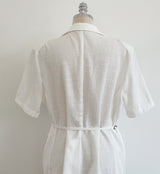 Lovell Tailored Strap Linen Jacket