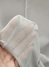 Mesh see-through polar long-sleeve tee