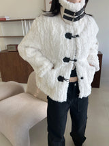 ココダッフルハイネックショートファージャケット