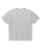 ツインスターチェックアップリケ半袖Tシャツ グレー(CV2FMUT544A)