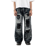 H1 Baggy Biker - Smoke Grey - Celana Jeans