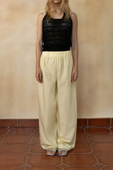 Soft loop pants_lemon