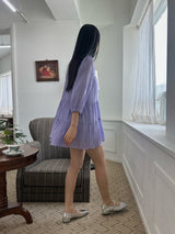 Grape scarf dress