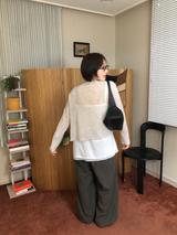 リネンピンタックパンツ