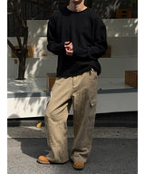 [CROP ITEM] Lams wool crop knit(4color)