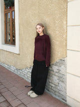 [Year-End Look Recommendation] Point Fingerhole Angora Fur Knit (4c)