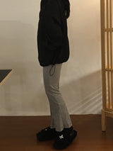 gray boot cut pants